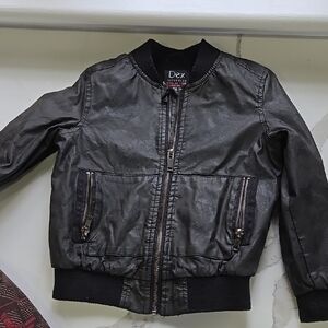 Dex Kids Black Bomber Jacket +2